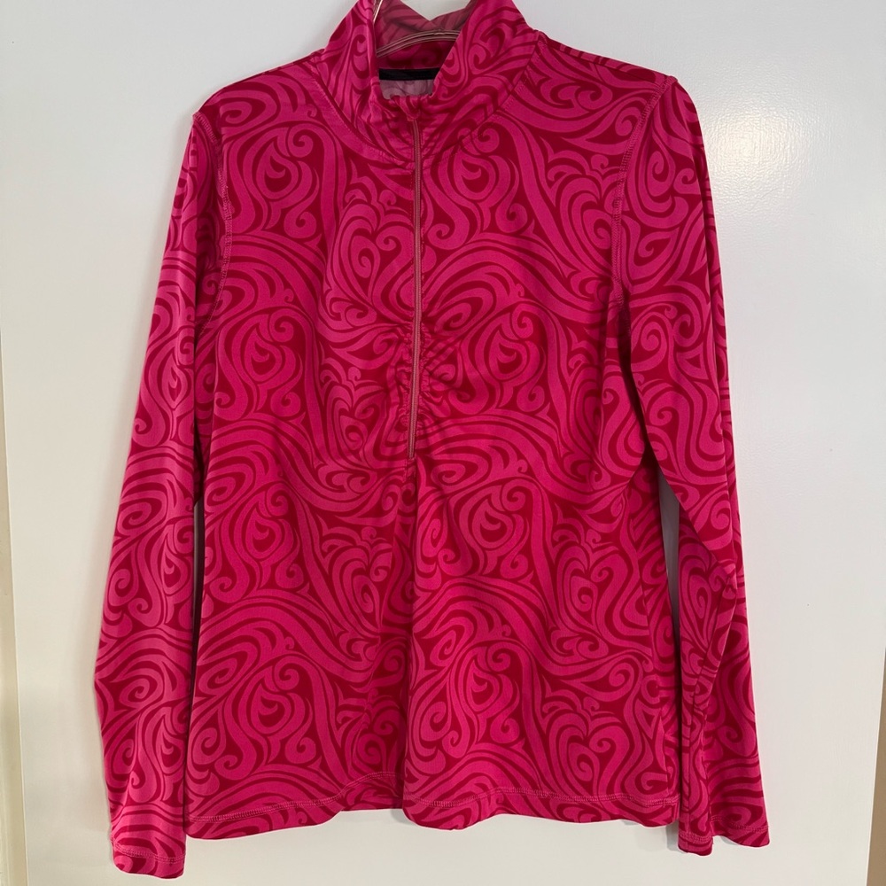 Altheta quarter zip long sleeve top size XL